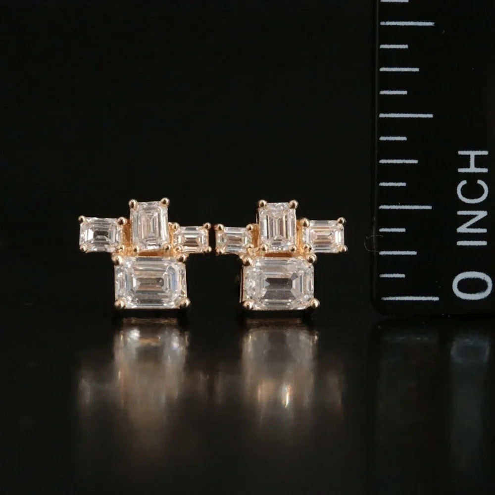 1.25 Carat Lab Diamond Earrings